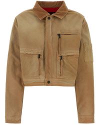 DSquared² - Camel Denim Jacket - Lyst