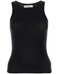 GIMAGUAS - Black Nylon Galu Tank Top - Lyst