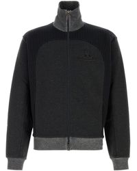 Vivienne Westwood - Charcoal Cotton Blend Alien Cardigan - Lyst