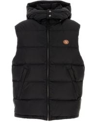 Valentino Garavani - Black Nylon Vest - Lyst
