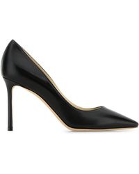 Jimmy Choo - Leather Romy 85 Pumps - Lyst
