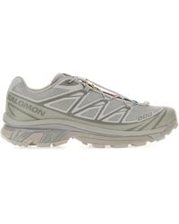 Salomon - Grey Fabric And Rubber Xt-6 Sneakers - Lyst