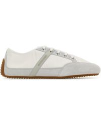 Givenchy - Two-Tone Suede And Nylon Slim Sneakers - Lyst