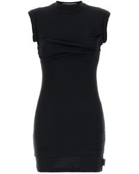 Alexander Wang - Stretch Cotton Mini Dress - Lyst