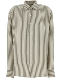 LeKasha - Embroidered Silk Oversize Songino Shirt - Lyst