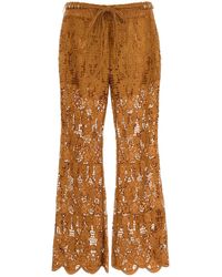 Zimmermann - Orange Lace Coco Pant - Lyst