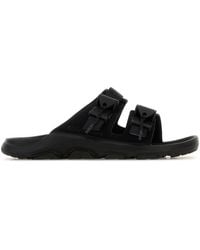 Birkenstock - Slippers Birkenstock x Maharishi Mogami Terra Tech in pelle scamosciata nera - Lyst