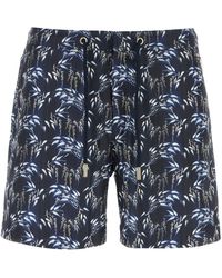 Orlebar Brown - Bermuda mare in poliestere stampato - Lyst