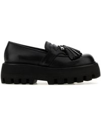 McQueen - Leather Sofa Loafers - Lyst