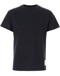 Jil Sander - Midnight Cotton T-Shirt Set - Lyst