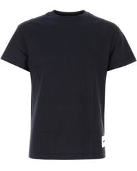 Jil Sander - Midnight Cotton T-Shirt Set - Lyst