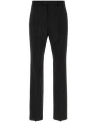 Valentino Garavani - Black Wool Blend Pant - Lyst