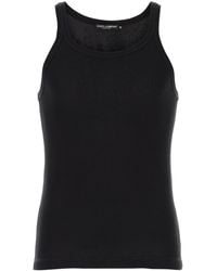 Dolce & Gabbana - Marcello Ribbed Knit Tank Top - Lyst