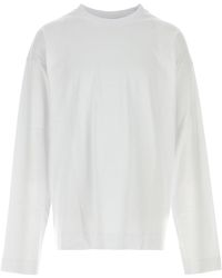 Dries Van Noten - White Cotton Oversize Hegland T-shirt - Lyst