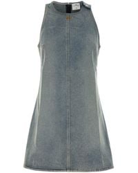 Courreges - Denim Mini Dress - Lyst