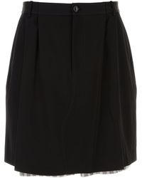 NAMACHEKO - Multicolor Cupro And Wool Tidan Bermuda Shorts - Lyst