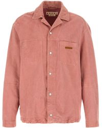 Marni - Suede Shirt - Lyst
