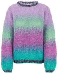 Rose Carmine - Multicolor Mohair Blend Sweater - Lyst