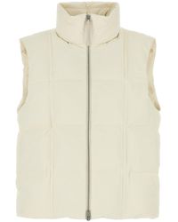 Jil Sander - Ivory Polyester Sleeveless Down Jacket - Lyst