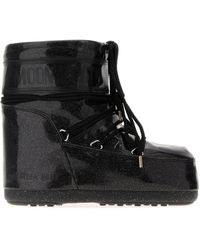 Moon Boot - Black Rubber Icon Low Ankle Boots - Lyst