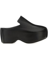 JW Anderson - Black Leather Clogs - Lyst