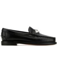 Sebago - Black Leather Classic Dan Eye Loafers - Lyst