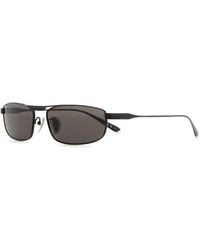 Balenciaga - Metal Tag 3.0 Rectangle Sunglasses - Lyst