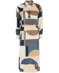 Fendi - Abito in seta stampata - Lyst