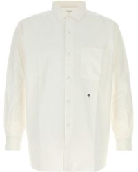 Nanamica - White Cotton Blend Oversize Shirt - Lyst