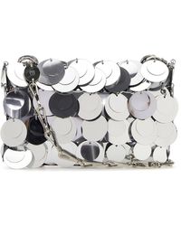 Rabanne - Silver Maxi Sequins Nano Shoulder Bag - Lyst