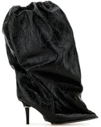 McQueen - Leather Heeled Boots - Lyst