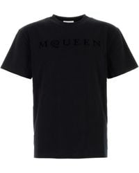 McQueen - Cotton T-Shirt - Lyst