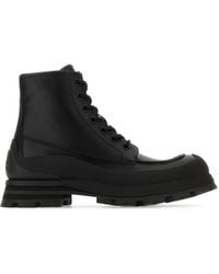 Alexander McQueen - Wander Lace Up Boot In - Lyst