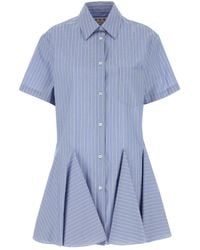Marni - Embroidered Poplin Shirt Dress - Lyst