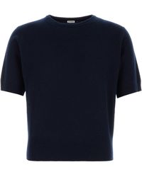Jil Sander - Midnight Blue Wool Blend Sweater - Lyst