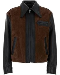 Marni - Two-tone Leather Jacket - Lyst