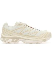 Salomon - Cream Fabric And Rubber Xt-6 Sneakers - Lyst