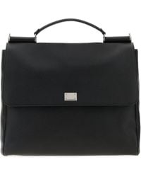 Dolce & Gabbana - Leather Sicily Briefcase - Lyst