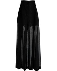 Philosophy Di Lorenzo Serafini - Wool Blend Wide-Leg Pant - Lyst