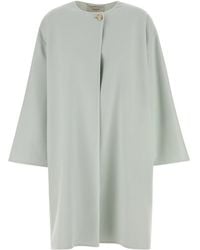 Agnona - Ice Wool Blend Coat - Lyst