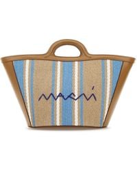 Marni - Embroidered Canvas Tropicalia Bucket Bag - Lyst