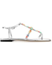 Jimmy Choo - Gwyn/Daisy Flat - Lyst