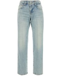 7 For All Mankind - Stretch Denim Calie Straight Jeans - Lyst