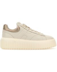 Hogan - Sneakers H-Stripes in nappa avorio - Lyst