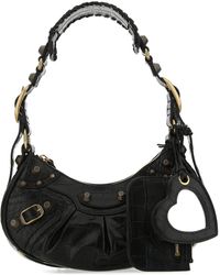 Balenciaga - Borsa a spalla Le Cagole XS in pelle nera - Lyst