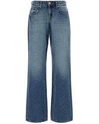 7 For All Mankind - Denim Low Straight Jeans - Lyst