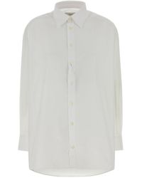 Orian - White Poplin Oversize Shirt - Lyst