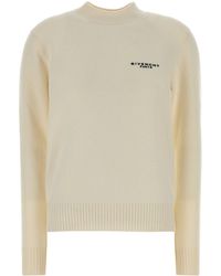 Givenchy - Ivory Wool Blend Sweater - Lyst