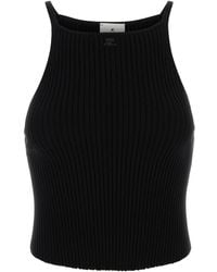 Courreges - Viscose Blend Tank Top - Lyst