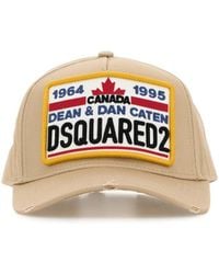 DSquared² - Dsquared Cotton Baseball Cap - Lyst
